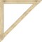 Ekena Millwork Traditional Traditional Rough Sawn Bracket, Douglas Fir, 4"W x 48"D x 48"H BKT04X48X48TRA01RDF - alternate 4